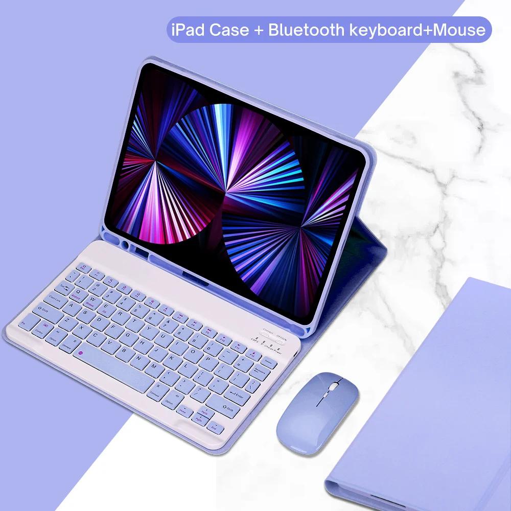 For IPad Air 13 M3 2025 Case with Separable Keyboard Mouse for IPad Air 13 M3 2025 Tablets Case for Ipad Keyboard Funda