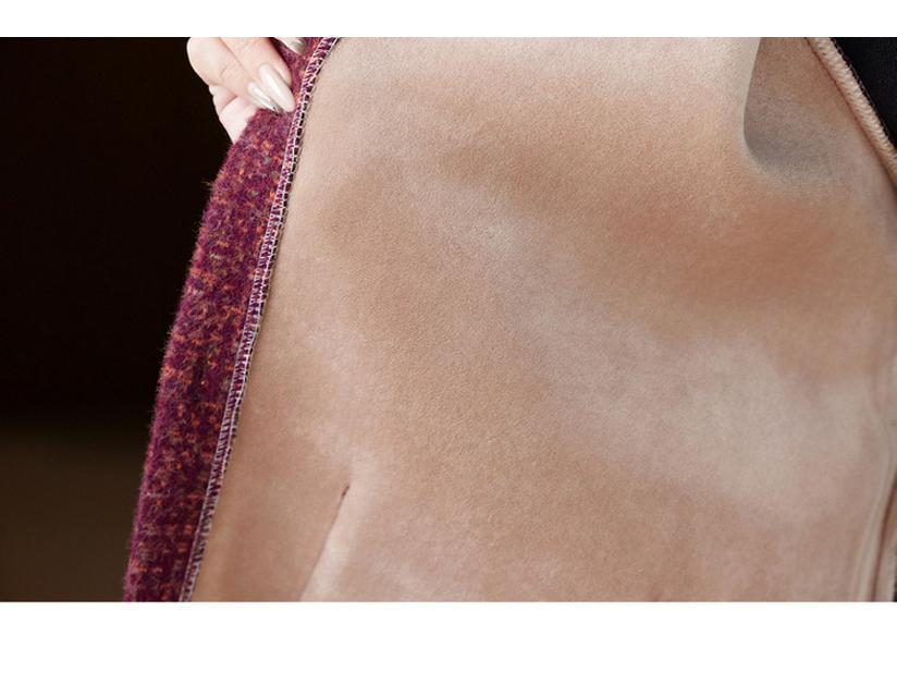 Осенний трикотаж бабушки: Бархатный толстый кардиган большого размера для 70-80-летних - Идеально подходит для осени и зимы.