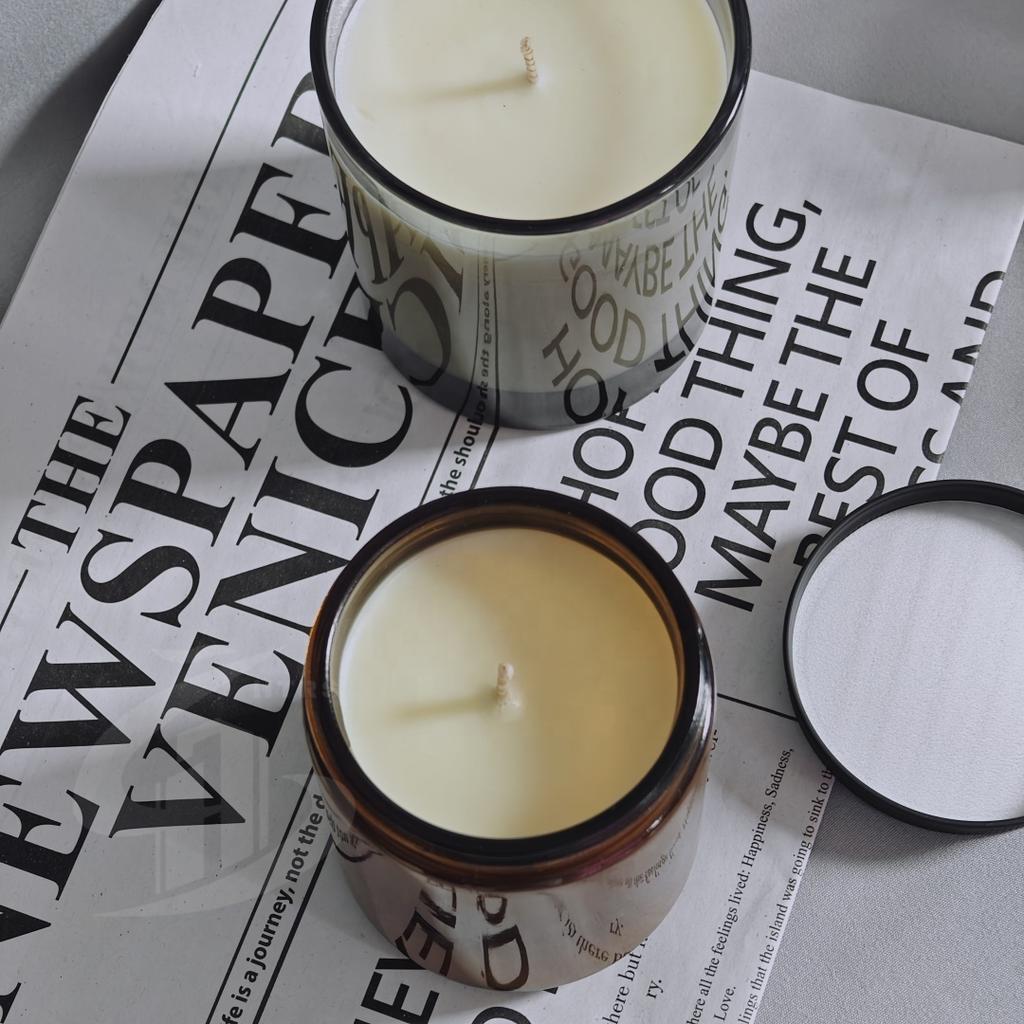 Custom Luxury Smokeless Soy Wax Scented Candle Private Label for Holiday Bars Enhancing Pet Companionship Outdoor Socializing