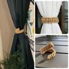 2Pcs Handwoven Curtain Tie Rope Retro Curtain Holder Classic Curtain Holdback  Curtain Accessories