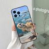 Милый мультяшный чехол-черепашка из мягкого силикона для iPhone 17 Air 11 14 16 15 Pro Max 12 13 Mini 16 Plus 16e Задняя крышка
