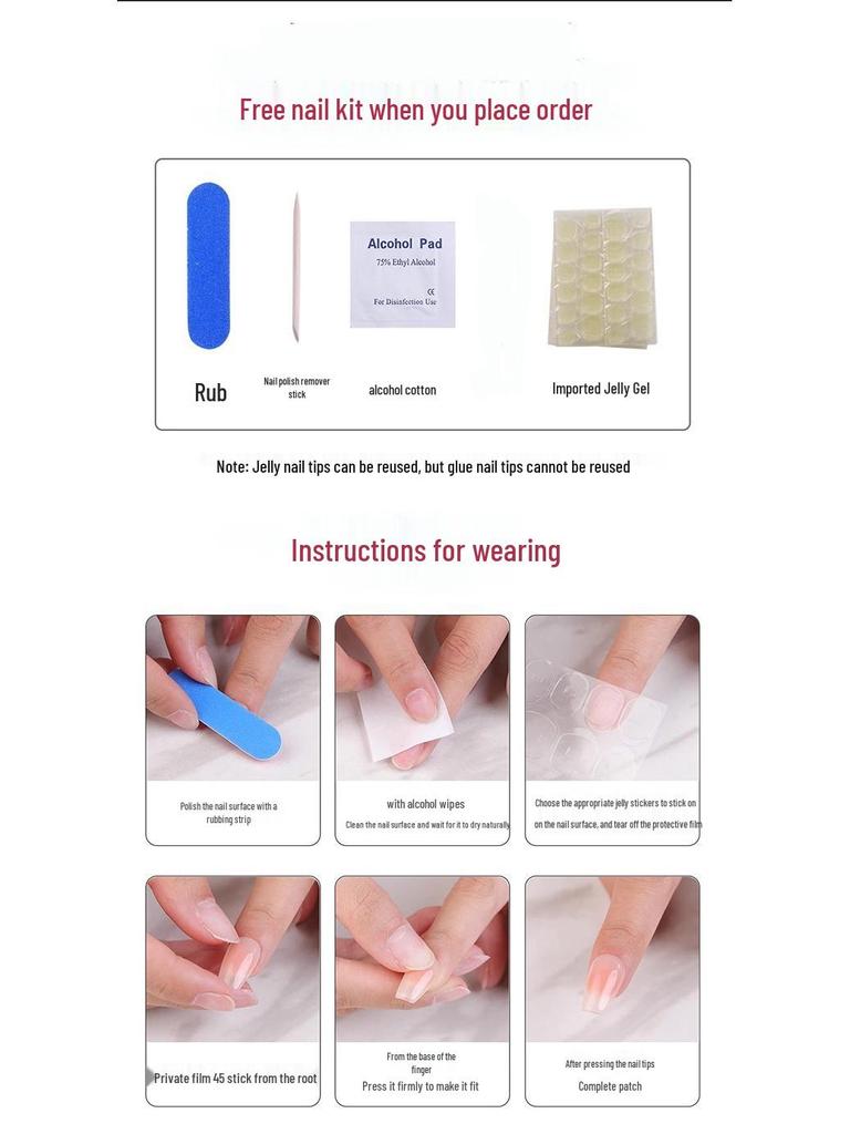 Вишневый дизайн ногтей «Кошачий глаз» в форме сердца для детей (Возраст 5-10 лет) - Ручная работа, Носимый, Милый, Простой стиль