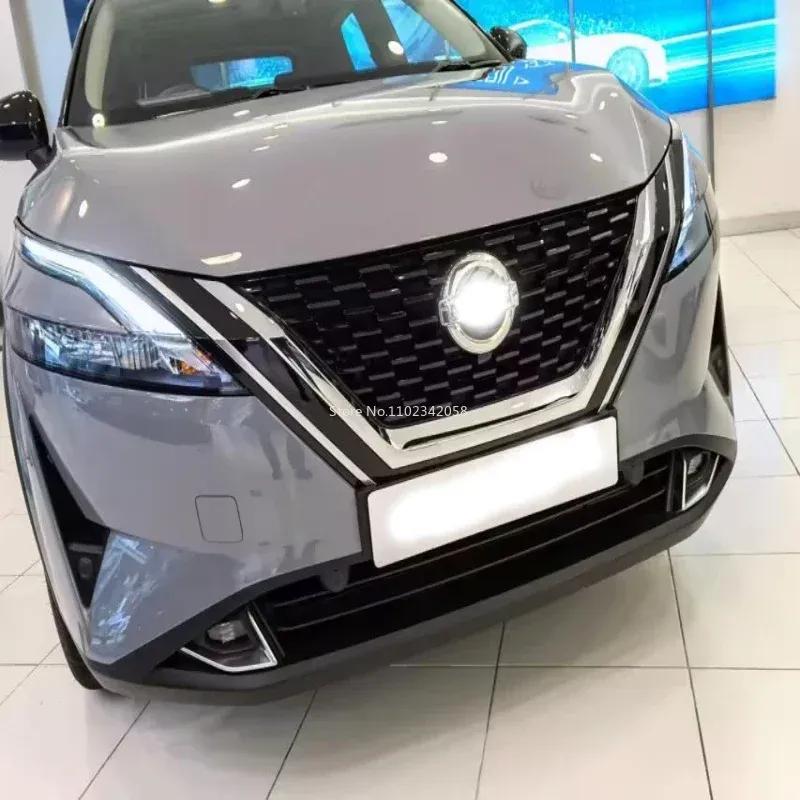 Для Nissan Qashqai J12 АБС Хром Передний Бампер Рамка Передних Противотуманных Фар накладка Декоративная накладка на противотуманную фару наклейка аксессуары