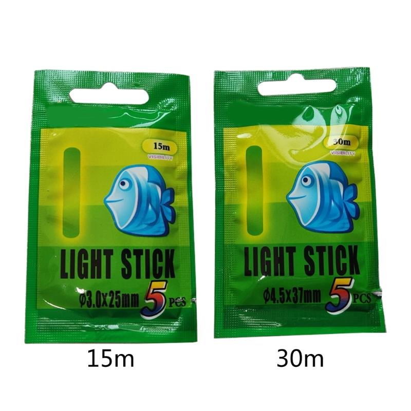 Fishing Glow Sticks for Bobbers Bells-Night Fishing Rod Light Fluorescent Green-Rod Tip Glow Sticks Fishing Accessories