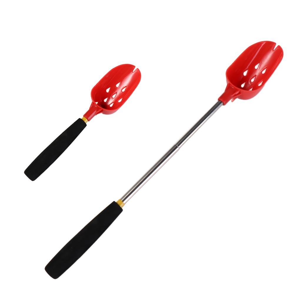 Far Throw Bait Throwing Spoon Telescopic Bait Casting Scoop Fishing Nesting Spoon  Fishing Tools