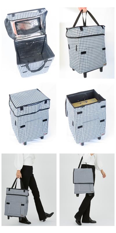 Fujisho Felio Умная сумка для покупок с держателем для яиц Гусиная лапка F21806 (Тип кулера)