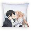 Чехол для подушки Sword Art Online Асуна Кирито Противопылевой чехол для подушки Невидимая молния Шелковистый короткий плюш Чехол для диванной подушки