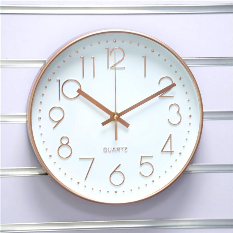 20CM Silent 3D Nordic Style Wall Clock for Living Room