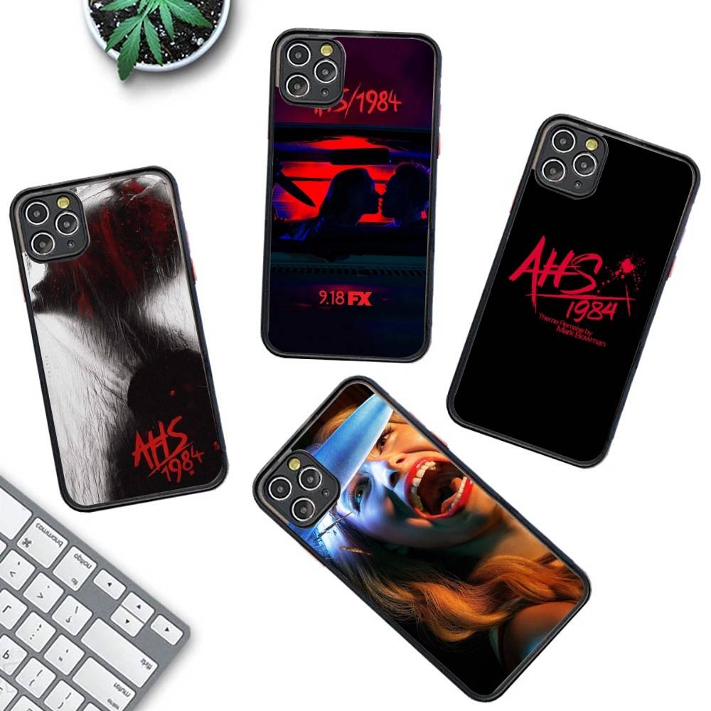 American Horror Story AHS 1984 Matte Translucent Phone Case For Iphone 16 ProMax 15 14 13 12 11 X XS PRO Plus