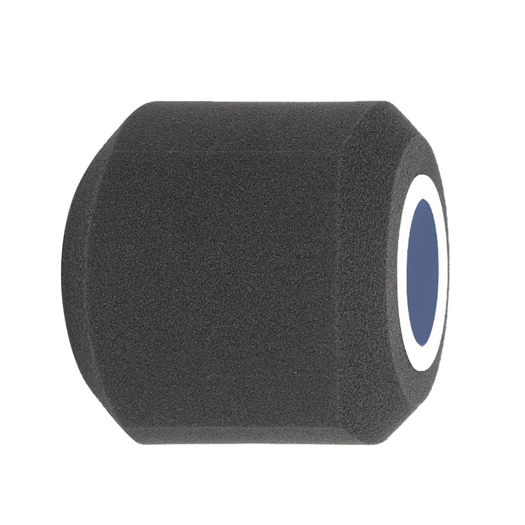 Large Microphone Foam Windscreen Cover Sponge Shield for Handheld Interview Mics Black