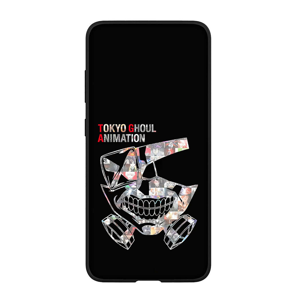 Чехол для телефона Samsung Galaxy S25 S24 S23 iPhone 16 15 Xiaomi Redmi Note 14 13 12 16E X 11 Pro Max 14C OPPO Moto Huawei Cartoon Tokyo Ghoul Cute Cover