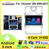 Android 12 Carplay Auto For Chrysler 300C Aspen 2004 - 2011 Car Radio Multimedia Video Player Navigation GPS WIFI