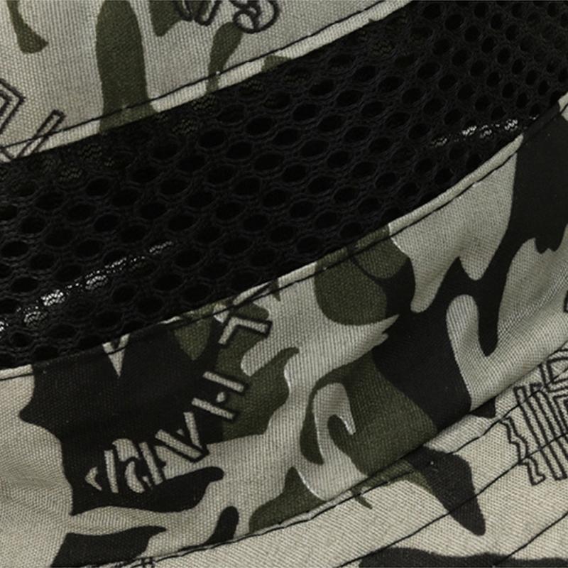 Летняя камуфляжная солнцезащитная панама для мужчин с широкими полями, ветрозащитная регулируемая шляпа от солнца, уличная походная шляпа для рыбалки