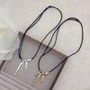 Long Fish Pendant Necklace Vintage Sweater Chain Fashionable Bone Pendant Choker  Gift