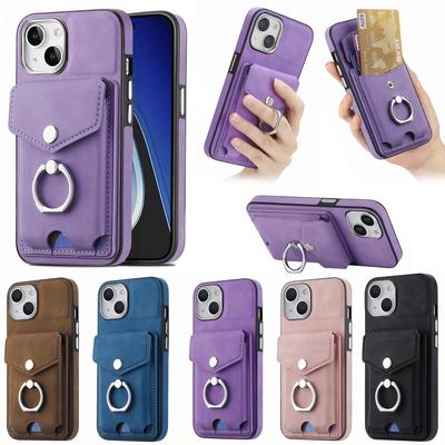 Новый товар с трансграничной границей, подходящий для iPhone 15 Pro, чехол с гальваническим покрытием и эффектом кожи, чехол для телефона, кожаный чехол-держатель для кольца 15