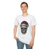 Gothic Snowman Skull Santa Christmas Horror Winter Unisex Softstyle T-Shirt