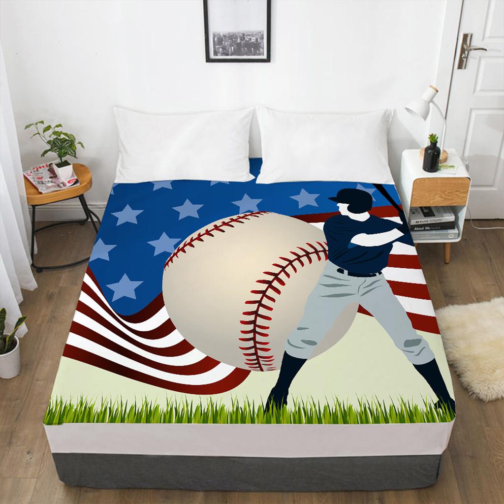 Главная 3D-печатные простыни Чехлы для матрасов Эластичные простыни на резинке (Набор из 3 предметов) постельные принадлежности