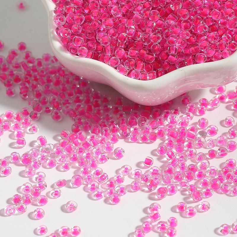 2-4 мм окрашенные бусины из риса, стеклянные бусины, материал для самодельных украшений, самодельные серьги, бахрома, бусины-россыпи