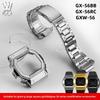 Мод Комплект GX-56 Металлический Корпус Ремешок Для Casio GSHOCK G Большой Квадратный GX-56BB GXW-56 Безель ремешок для часов Нержавеющая сталь мужской Сплошной Браслет