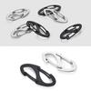 Shape Camping Hiking Snap Clip Release Buckle Keychain Hanging Hook Metal Carabiner Key Chain Ring