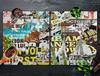 Glass protective plate for stove 2x45x52 Pop Art
