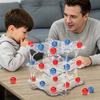3D Шахматная Доска Настольная Игра Тренировка Логического Мышления 2 Игрока Дети Взрослые Образовательная Прозрачная 3D Шахматная Доска Игрушка Малыши Мальчики Девочки Праздничный Подарок