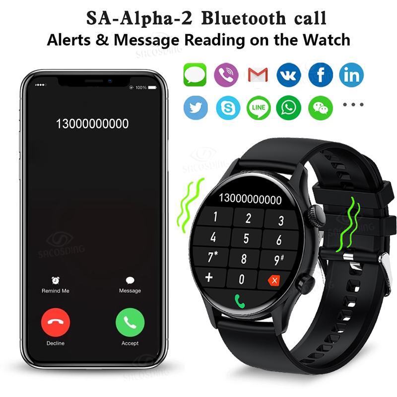 Nfc Bluetooth Call женские умные часы мужские Amoled 390*390 Hd экран всегда отображает часы водонепроницаемые умные часы для Xiaomi