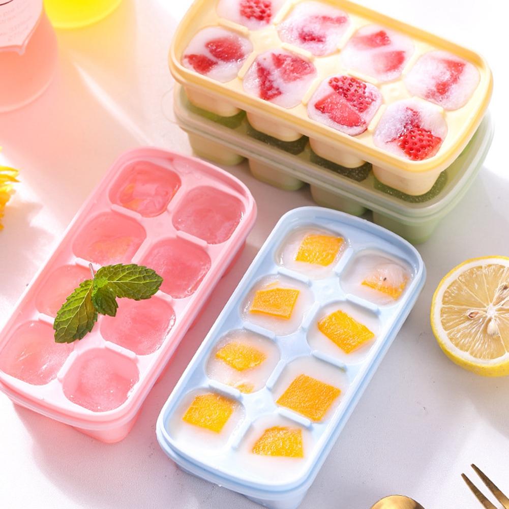 Simple Ice Tray Eight-Compartment Fruit Box Storage Box