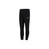 Solid Color Logo Print Elastic Waist Joggers Men Bottoms Black FB7663-010