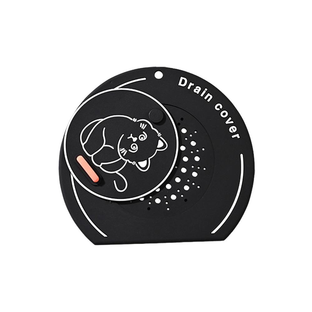 Silicone Floor Drain Mat Anti Odor Kitchen Sink Seal Mat for Bathroom Hair Collection