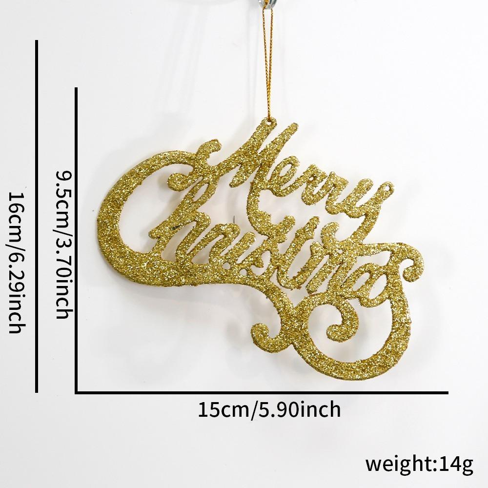 Sign Merry Christmas Pendant DIY Door Hanging Ornament New Xmas Tree Pendant Merry Christmas
