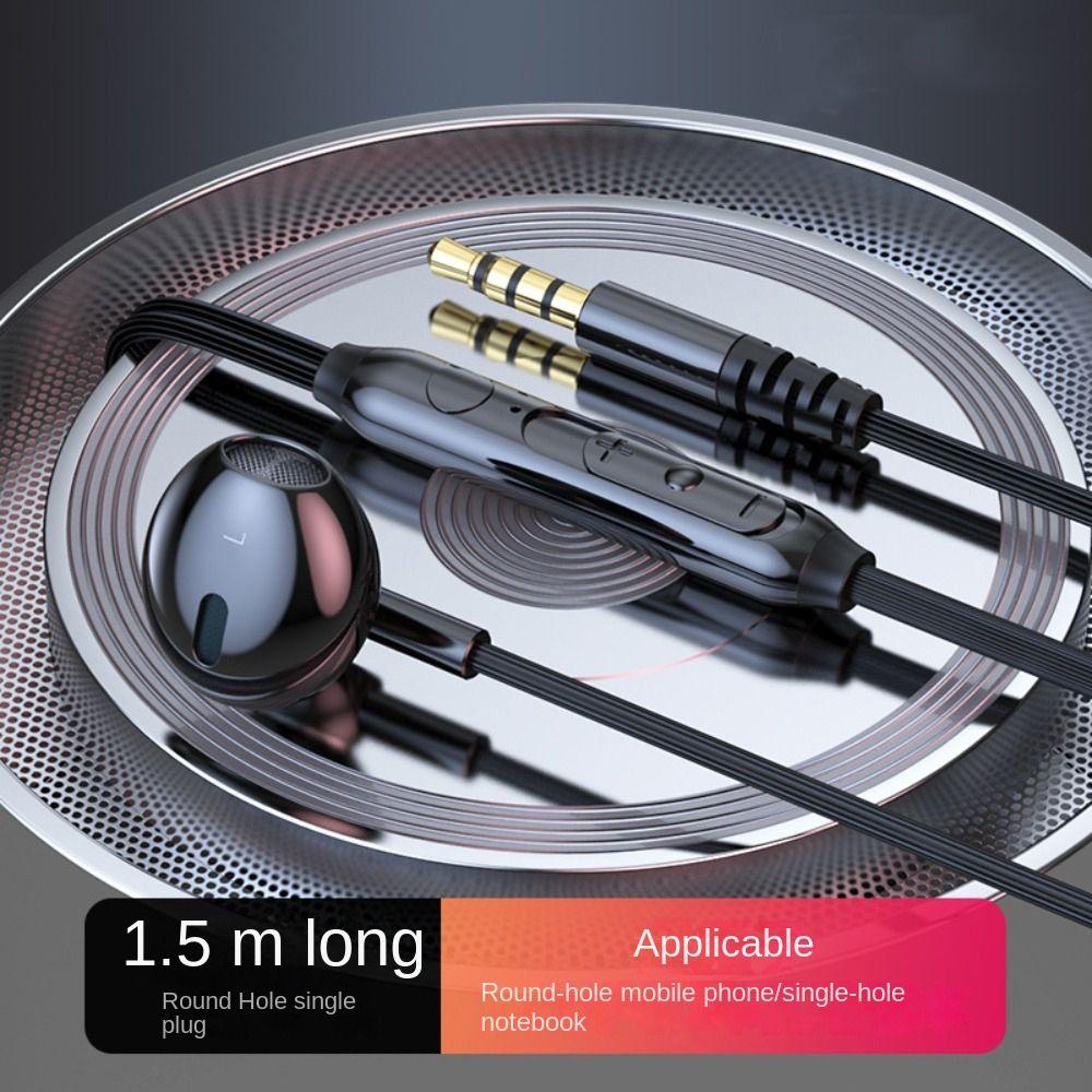 Разъем 3,5 мм. Проводные наушники-вкладыши 3,5 мм. Проводная гарнитура. Наушники с двойным разъемом для настольного компьютера/компьютера/ПК.