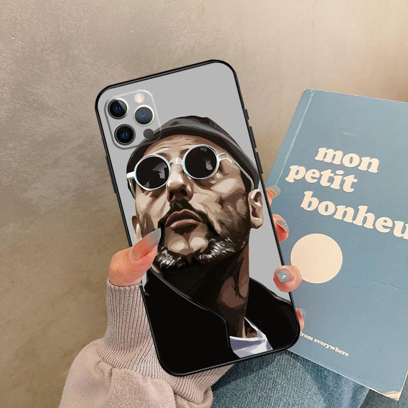 Retro Leon The Professional Case For iPhone 17 Air 16 15 14 13 11 12 Pro Max 13 mini XR 15 16 Plus 16e Back Cover Shell