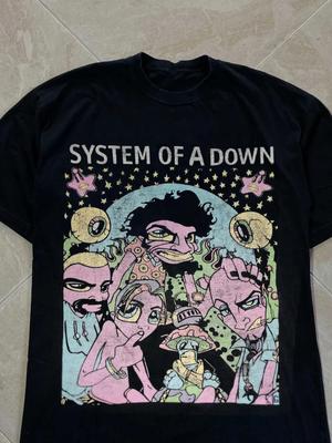 Редкий Подарок Для Фаната Группы System Of A Down Черная Унисекс Футболка S-4XL Унисекс Футболка