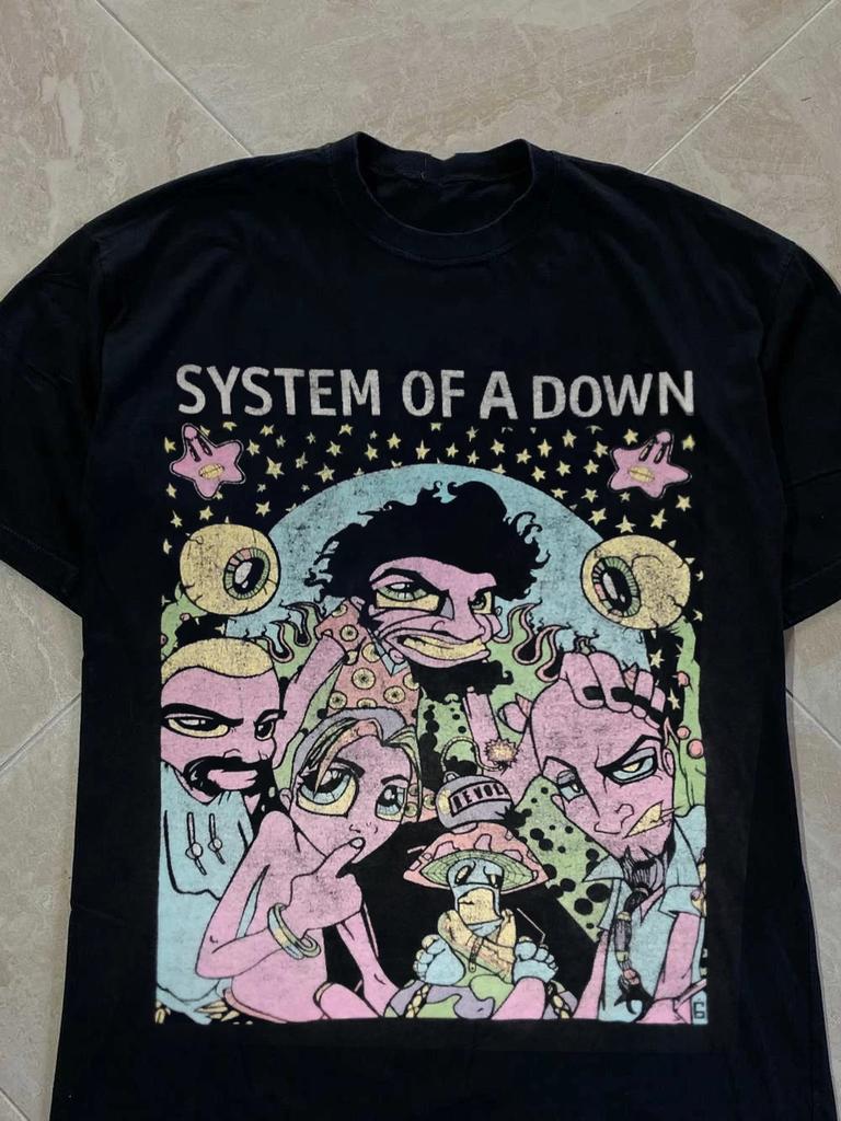 Редкий Подарок Для Фаната Группы System Of A Down Черная Унисекс Футболка S-4XL Унисекс Футболка