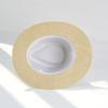 Band Decor Flat Dome Straw Hat Folding Thin Non-stuffy Anti-UV Men Big Brim Sunscreen Jazz Hat Fashion Accessories