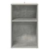 Record Storage Cabinet Concrete Grey 38 x 33 x 61 cm Engineered Wood