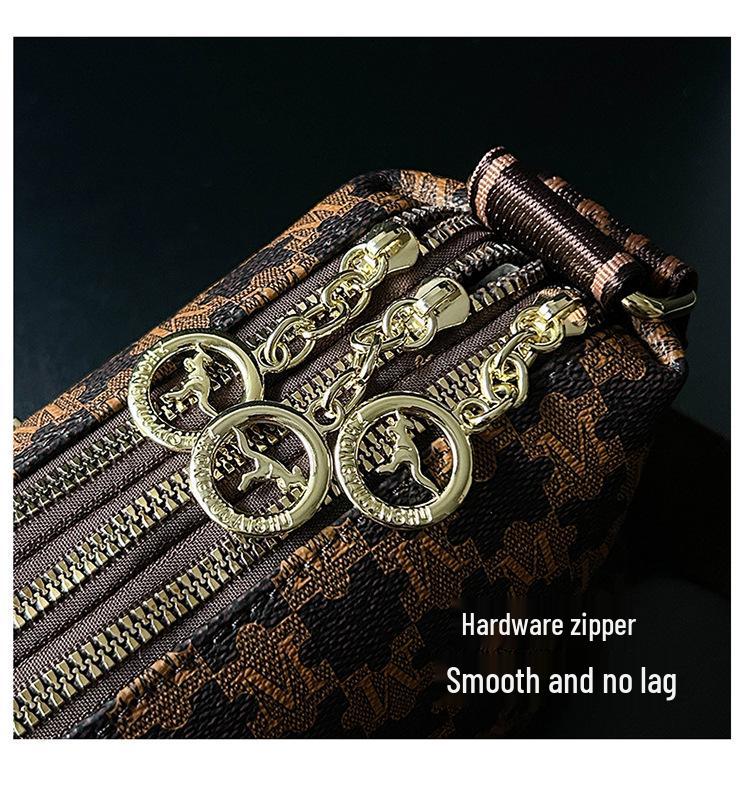 New Women's High-End Printed Shoulder Handbag - Large Capacity & Versatile Crossbody