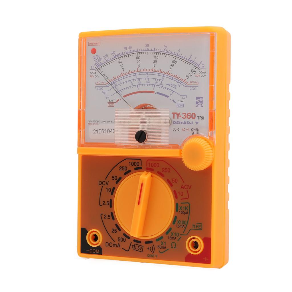 Multimeter High Definition Scale Multiple Measuring Ranges Humanized Design Small Safe Pointer Multimeter