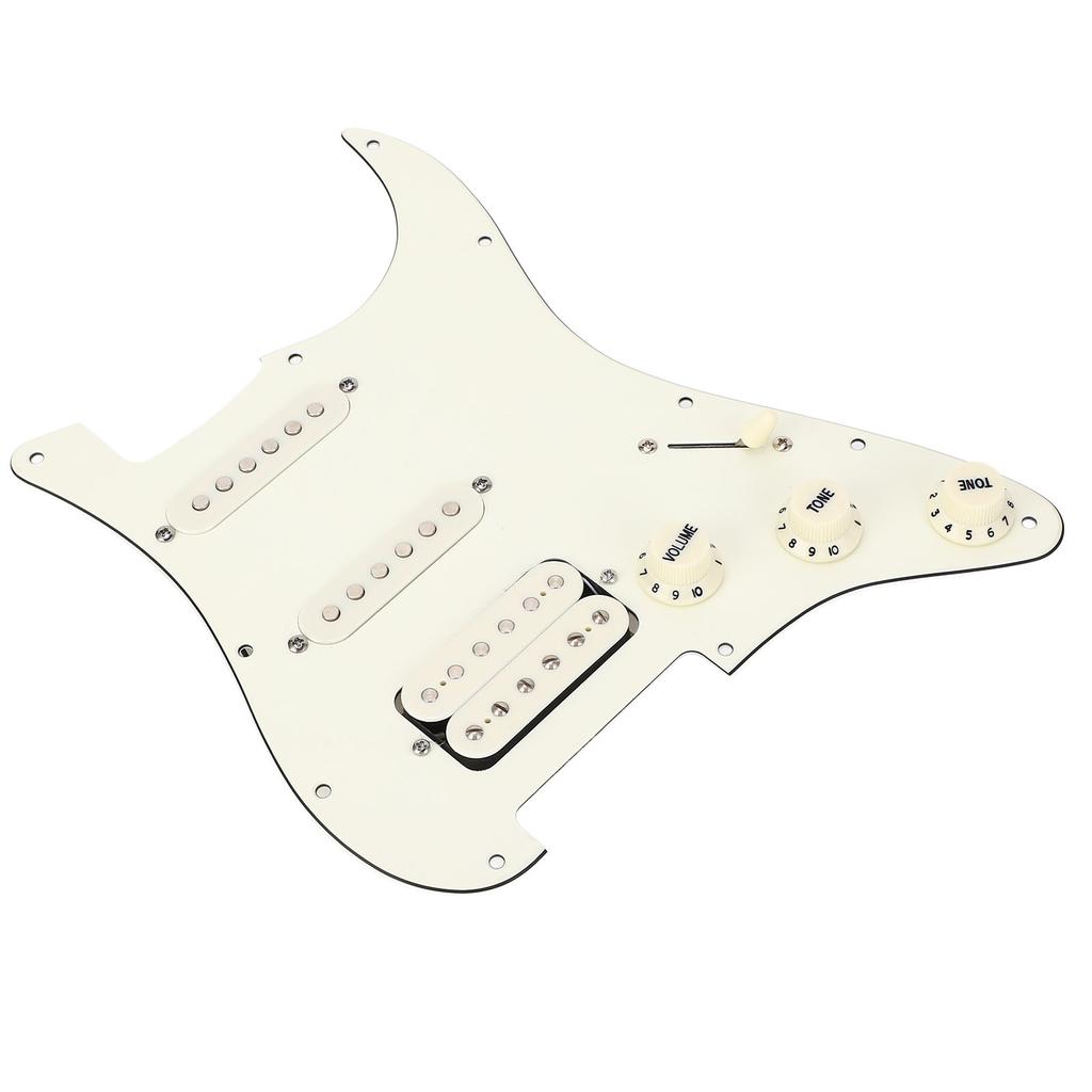 11 Hole SSH Pre Wired Guitar Loaded Pickguard Replacement Set for FD ST Electric Guitar
