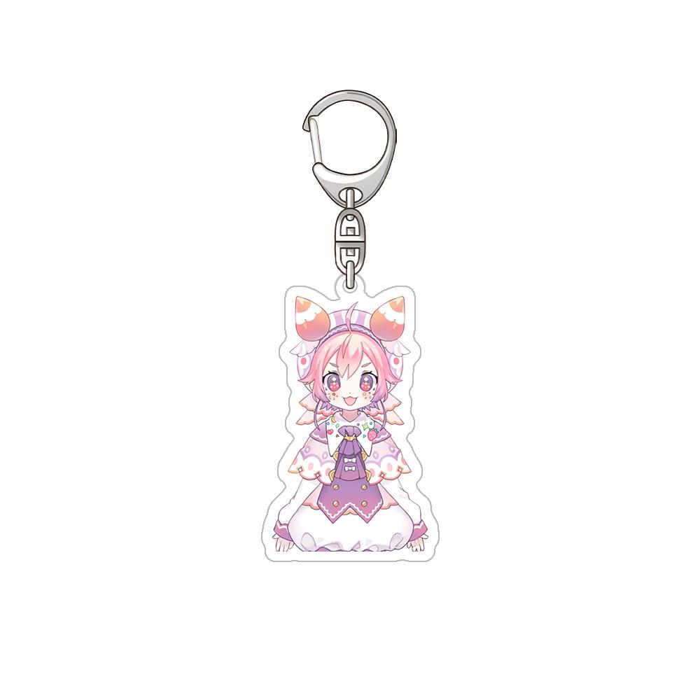 Nijisanji Kitakoji Hisui Seraph Dazzlegarden Yaguruma Rine Togawa Nonoha Inami Rai Официальный акриловый брелок Подвеска для сумки Подарки
