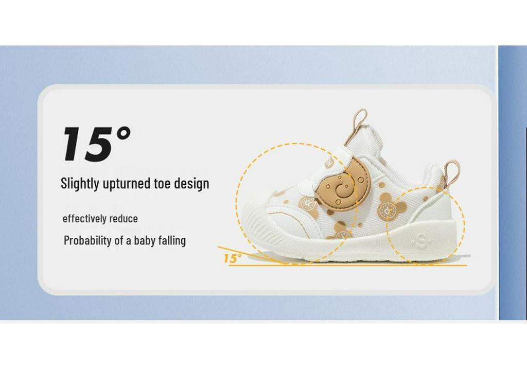 Non-Slip White Baby Walking Shoes: Spring/Autumn Style for Girls, Ages 1-3