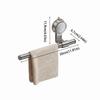 Cream Style No-Drill Towel Bar Punch-free Removable Towel Rack New Suction Cup Towel Rack  Kitchen