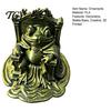 Creative Gift for Fantasy Lovers 3D Printed Frog Pumpkin Throne Figurine, Cloak Ornament, Artistic Bar Scene Ornament Gothic Animal Statue Halloween