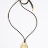 BIMBA Y LOLA [24SS] BIMBA Y LOLA Gold Heart Leather Cord Necklace B245AIU021GOF