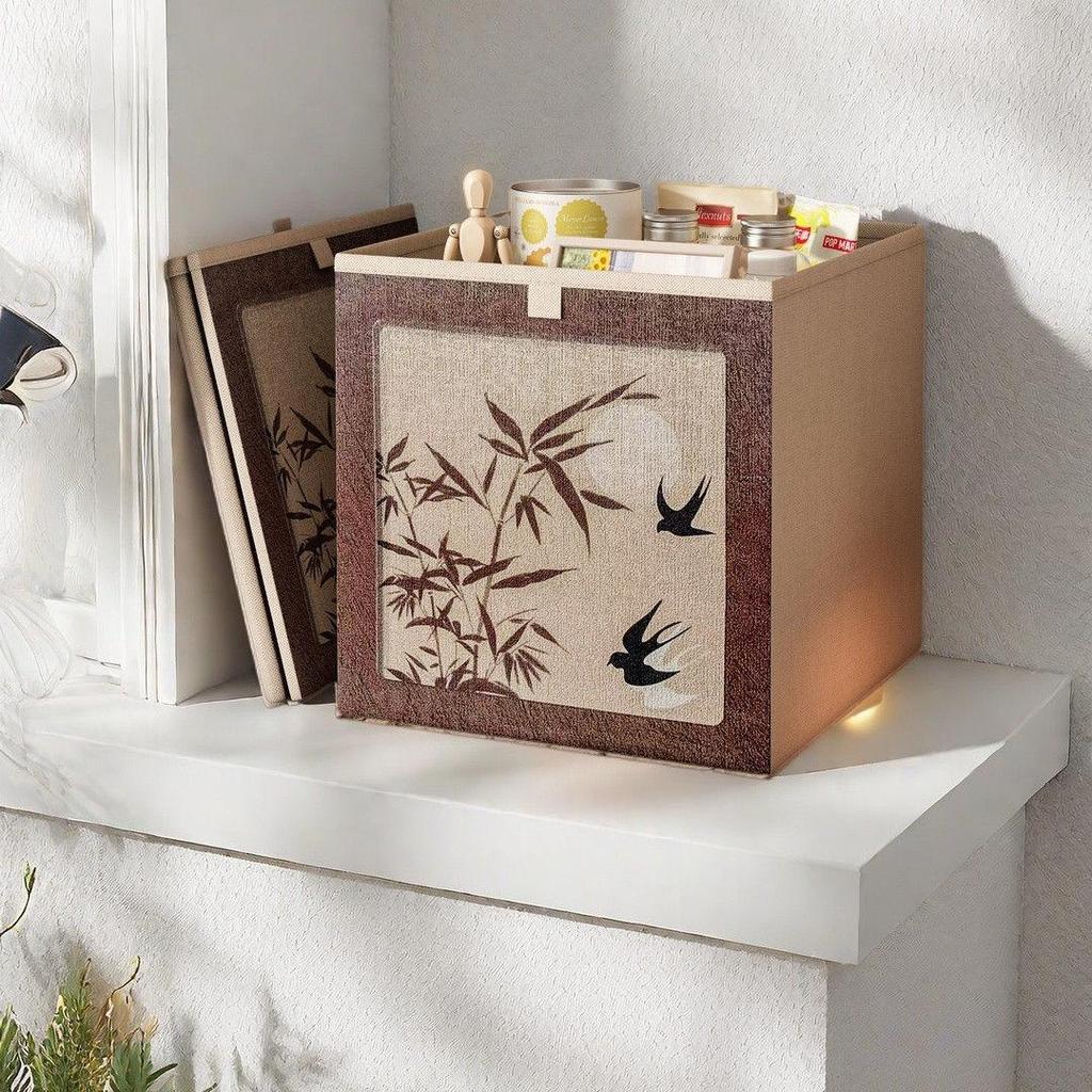 Imitation Rattan Woven Storage Basket for Toys, Clothes, and Household Items