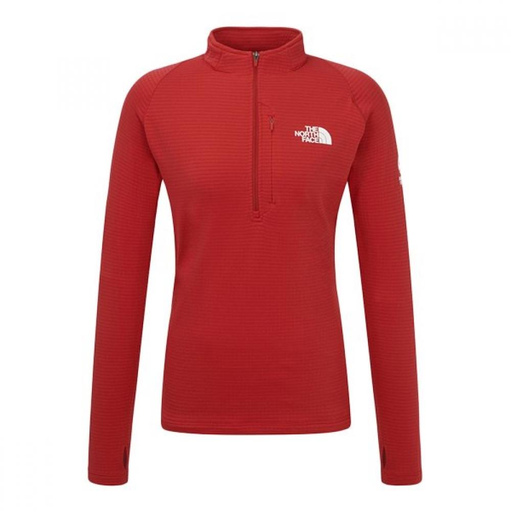 The North Face Women S Outler Long Sleeve Hoodie Red Nt7lr88b
