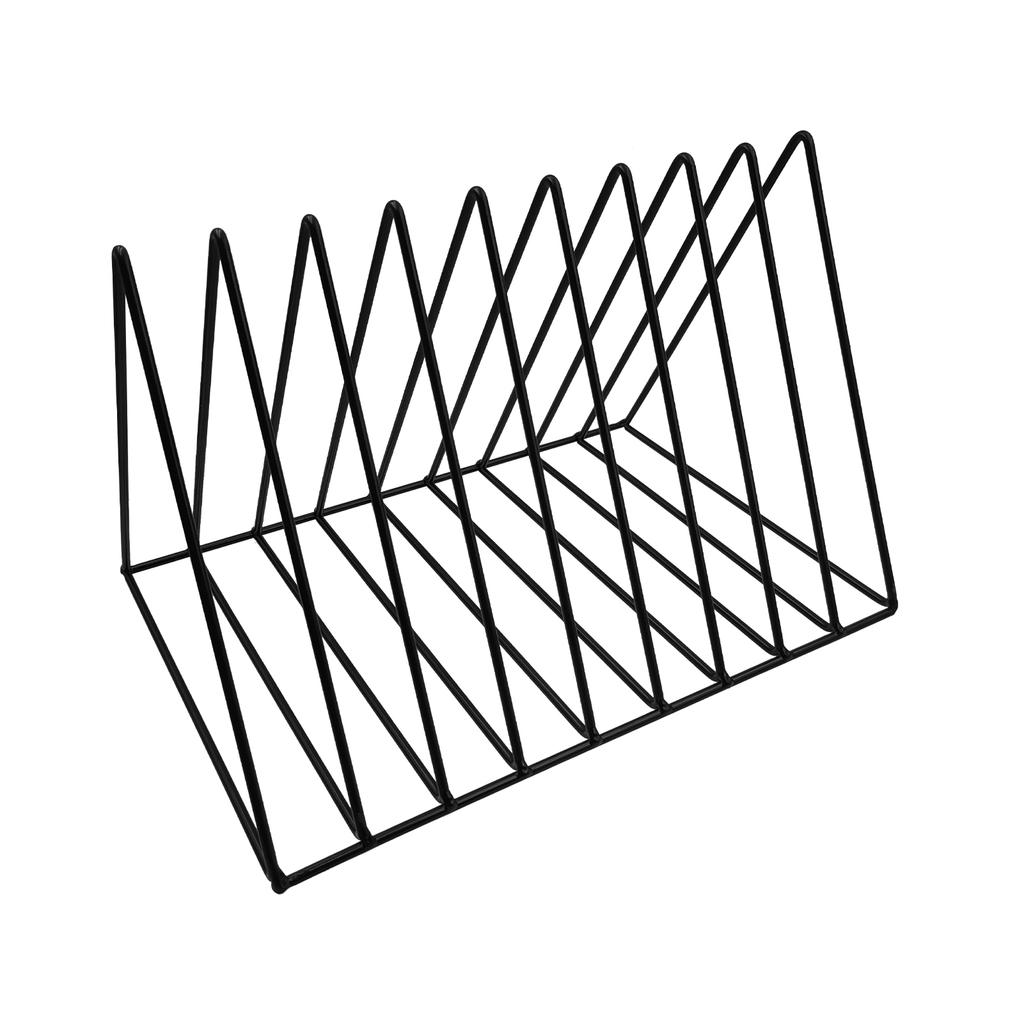Держатель виниловых пластинок, металлическая стойка для хранения на 9 слотов, органайзер для хранения виниловых альбомов, журналов, CD-альбомов