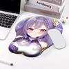 Аниме милые персонажи мультфильмов силиконовый запястье коврик для мыши компьютерная клавиатура коврик для мыши офис игровой кронштейн для запястья