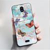 For Nokia C100 TA-1484 Case Luxury Fashion Butterfly Flowers Black Soft Silicone Cover For Nokia C100 C 100 NokiaC100 Phone Case